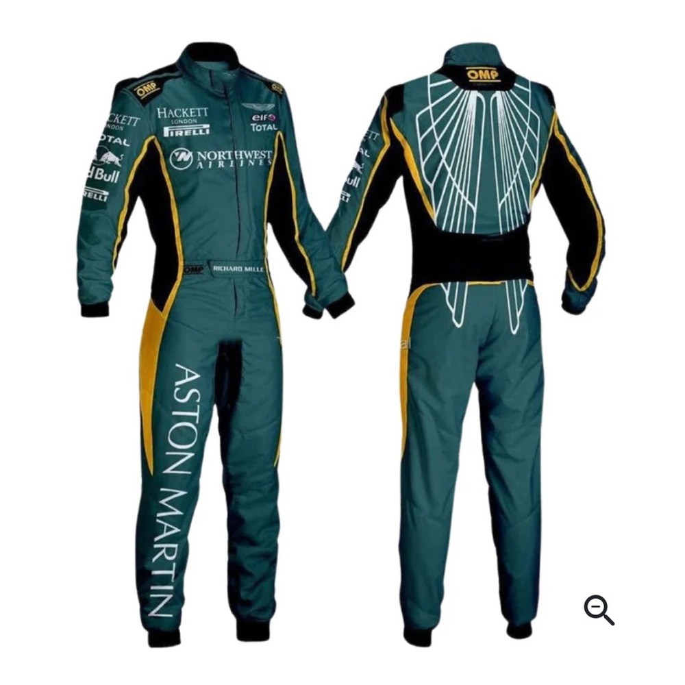 Kartex Aston Martin F1 Formula 1  Green Jumpsuit Unisex